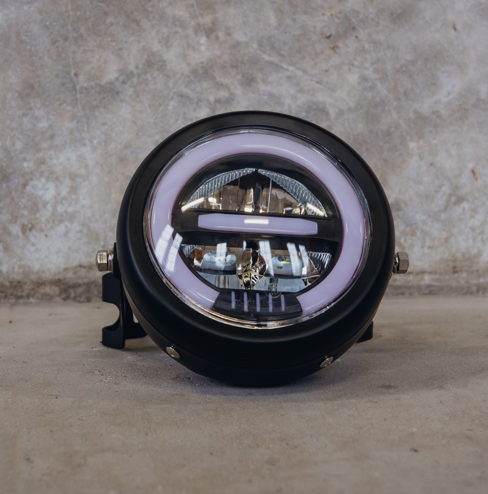 Phare LED Rond, Phare de Moto, Phare de Moto Universel Vintage en Phare LED Rond, Phare de Moto, Phare de Moto Universel Vintage en