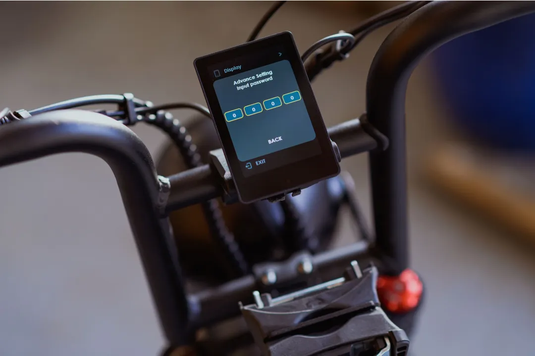 Colour display incl. controls - 20230209 fatbike astonic 60 75 10 - AC00034